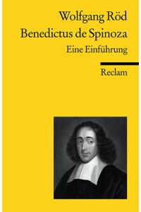 Benedictus de Spinoza: Eine Einführun  - Eine Einführung