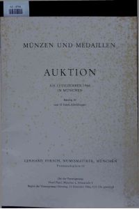 Goldmünzen und Goldmedaillen.   - Münzen und Medallien Auktion am 13. Dezember 1966 in München