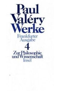 Werke, Frankfurter Ausgabe Band 4 Zur Philosophie und Wissenschaft