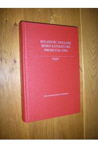 Soloistic English Horn Literature From 1736 - 1984