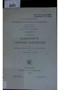 Gerbstoffe Tanning Materials.   - AC-3657