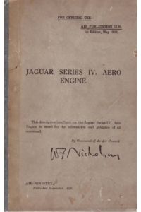 AP 1139: JAGUAR AERO ENGINE SERIES IV;