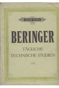 Berninger - Tägliche technische Studien. I / II  - viersprachig: Deutsch, Englisch, Französisch und Spanisch,