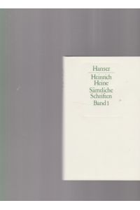 Heine, Heinrich. Sämtliche Schriften. Band 1.   - Hrsg. von Klaus Briegleb.