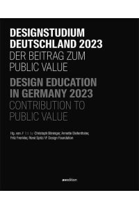 Designstudium Deutschland 2023  - Der Beitrag zum Public Value
