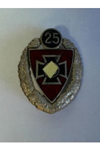 Silberne Ehrennadel für 25-jährige Mitgliedschaft, an Nadel