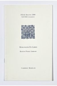 Maragoni Ex Libris. Fisae Boston 2000. XXVIII Congress.