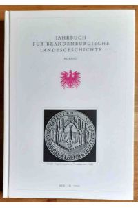Jahrbuch für Brandenburgische Landesgeschichte. 60. Band