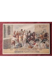 Ansichtskarte AK Die Freiheitskriege. Napoleons Flucht aus Leipzig 1806-1815 (Künstlerkarte von Ernst Kutzer)