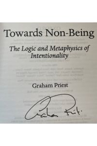 [ Signed Copy ] Towards Non-Being: The Logic and Metaphysics of Intentionality.