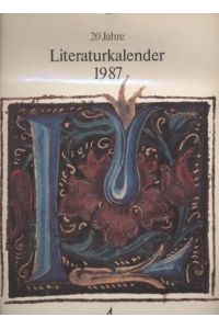 Literaturkalender 1987