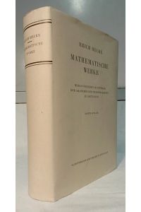 Mathematische Werke.   - Herausgegeben im Auftrage der Akademie der Wissenschaften in Göttingen.