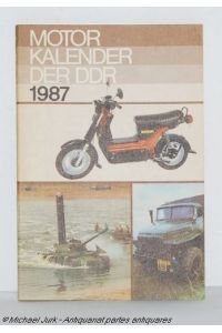 Motorkalender der DDR 1987.