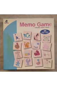 John Toy 22080: Memo Game . . . natürlich, gemacht aus Holz [Lernspiel].   - Achtung: Nicht geeignet für Kinder unter 3 Jahren.