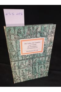 Das Leben des Lazarillo von Tormes: Mit Holzschnitten von rudolf Peschel. Insel-Bücherei Nr. 706 [1 B].   - 3. Auflage.