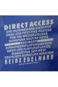 Einhundertfünfundsechzig Ideen und fünfundfünfzig Plakate für den Westdeutschen Rundfunk Köln. One hundred and sixty-five ideas and …