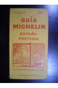 Guia Michelin Espana-Portugal, Edicion IX