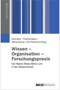 Wissen - Organisation - Forschungspraxis: Der Makro-Meso-Mikro-Link in der Wissenschaft (Edition Soziologie)
