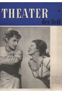 Theater der Zeit Heft 12 1959