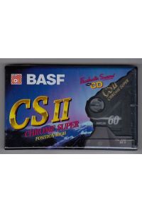 BASF CS II chrome super 60 Minute Audio MC Cassette Tape Leerkassette NEU OVP