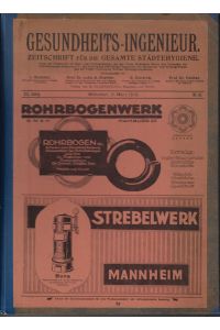 Der Gesundheits-Ingenieur. Zeitschrift für die gesamte Städtehygiene. XLI. 41. Jahrg. , Nr. 10, 1918