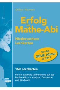 Erfolg im Mathe-Abi Lernkarten Niedersachsen