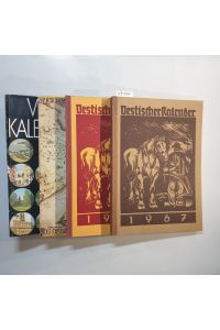 Vestischer Kalender. Konvolut 1967 bis 1979 (4 BÜCHER/ 39. Jahrgang bis 50. Jahrgang)