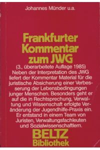 Frankfurter Kommentar zum Gesetz für Jugendwohlfahrt.   - von ... / Beltz-Bibliothek ; 77