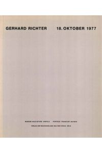 18. Oktober 1977. Mit Beiträgen von Benjamin H. D. Buchloh, Stefan Germer, Gerhard Storck.