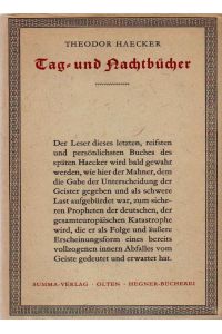 Tag- und Nachtbücher : 1939-1945