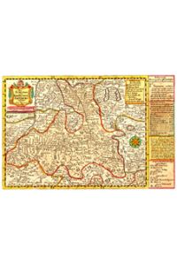 Landkarte Fürsten- und Erzbisthum Salzburg Österreich und Umgebung nach Schreiber 1740 Repro