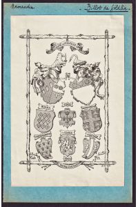 Billot de Göldlin - Wappen blason coat of arms armorial bookplate Exlibris ex-libris Ex Libris