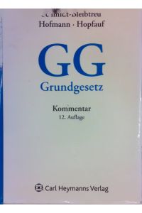 GG Kommentar zum Grundgesetz.