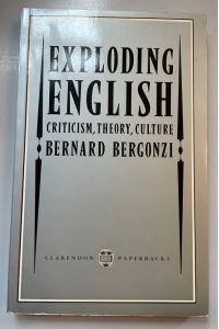 Exploding English: Criticism, Theory, Culture.