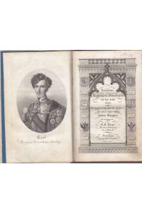 Deutscher Regenten-Almanach auf das Jahr 1828  - Historisch-biographische Gallerie der jetzt regierenden hohen Häupter. Zweiter Jahrgang.