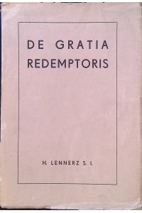De Gratia Redemptoris.