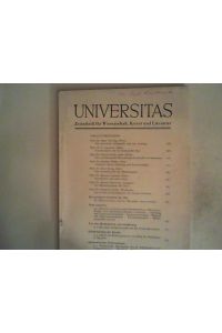 UNIVERSITAS, Zeitschrift für Wissenschaft, Kunst und Literatur, 12. Jahrgang. März 1957, Heft 3