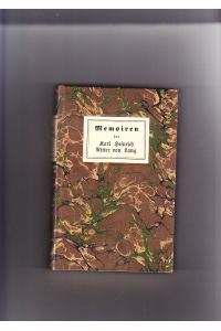 Die Memoiren des Karl Heinrich Ritters von Lang.   - Bibliotheca Franconica ; Bd. 10