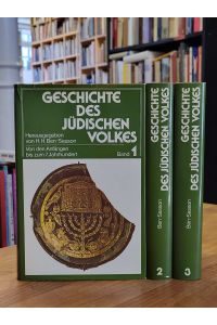 Geschichte des jüdischen Volkes - [in drei Bänden] (= alles), aus dem Englischen von Siegfried Schmitz, Modeste zur Nedden Pferdekamp und Christian Spiel,