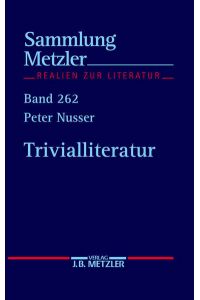 Trivialliteratur (Sammlung Metzler)