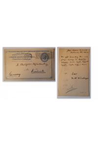 Postkarte / Ganzsache. Antiquarische Nachfrage v. 4. IV. 1911 (Adressiert an A. Bielefeld`s Hofbuchhandlung, Karlsruhe)