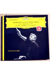 Deutsche Grammophon 138 803 - Beethoven - Symphonie NÂ°4 en si bémol majeur - Herbert Von Karajan - Berliner Philharmoniker - Très belle pochette ouvrante - Disque Vinyle LP 33 tours (et non CD)