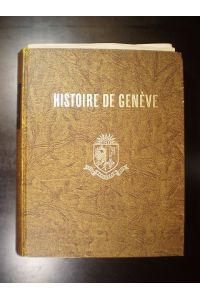 Histoire de Genève des Origines a 1798