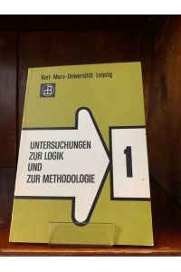 Untersuchungen zur Logik und zur Methodologie. Band 1.