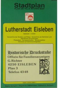 Stadtplan Lutherstadt Eisleben