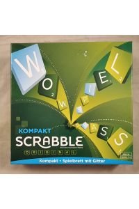 MATTEL CJT13: Scrabble Kompakt - Die Kreuzwortspielmarke [Buchstaben-Legespiel].   - Achtung: Nicht geeignet für Kinder unter 3 Jahren.