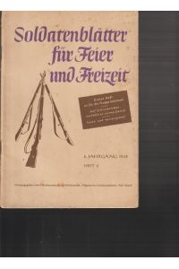 Soldatenblätter für Feier und Freizeit.   - 4.Jahrgang 1943  Heft 5.