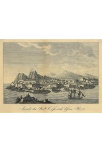 Ansicht der Stadt Corfu und dessen Haven. Gesamtansicht mit dem Hafen.