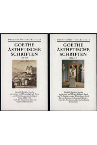 Ästhetische Schriften. 1771-1805 und 1806-1815. Herausgegeben von Friedmar Apel. 2 Bände.