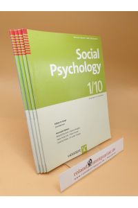 Social Psychology ; Volume 41 ; number 1-4 ; 2010 ; (4 issues)